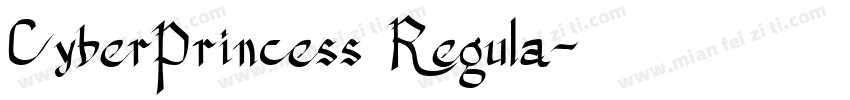 CyberPrincess Regula字体转换